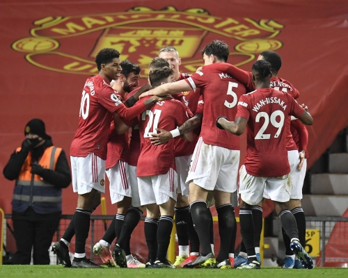 曼聯小勝一球。AP