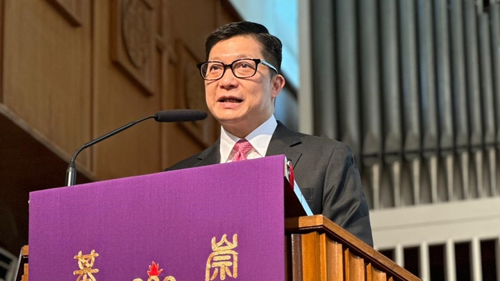 鄧炳強對於重返中大校園與學生分享經歷深感榮幸。鄧炳強facebook圖片