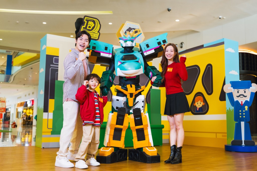 於指定日子，TOMICA T-KUN、PLARAIL PLA-KUN及新幹線戰士更會與大家見面打卡。（圖片來源：D．PARK）