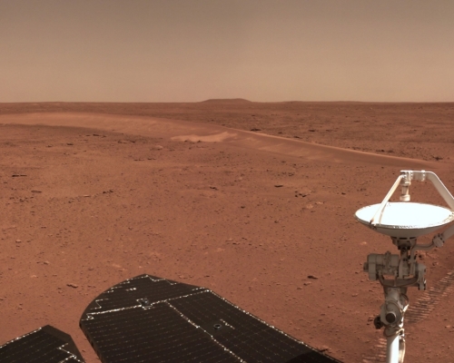 「祝融号」已累计行驶逾400米。网图