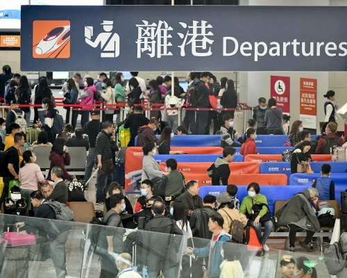 高鐵香港段服務仍然暫停。資料圖片