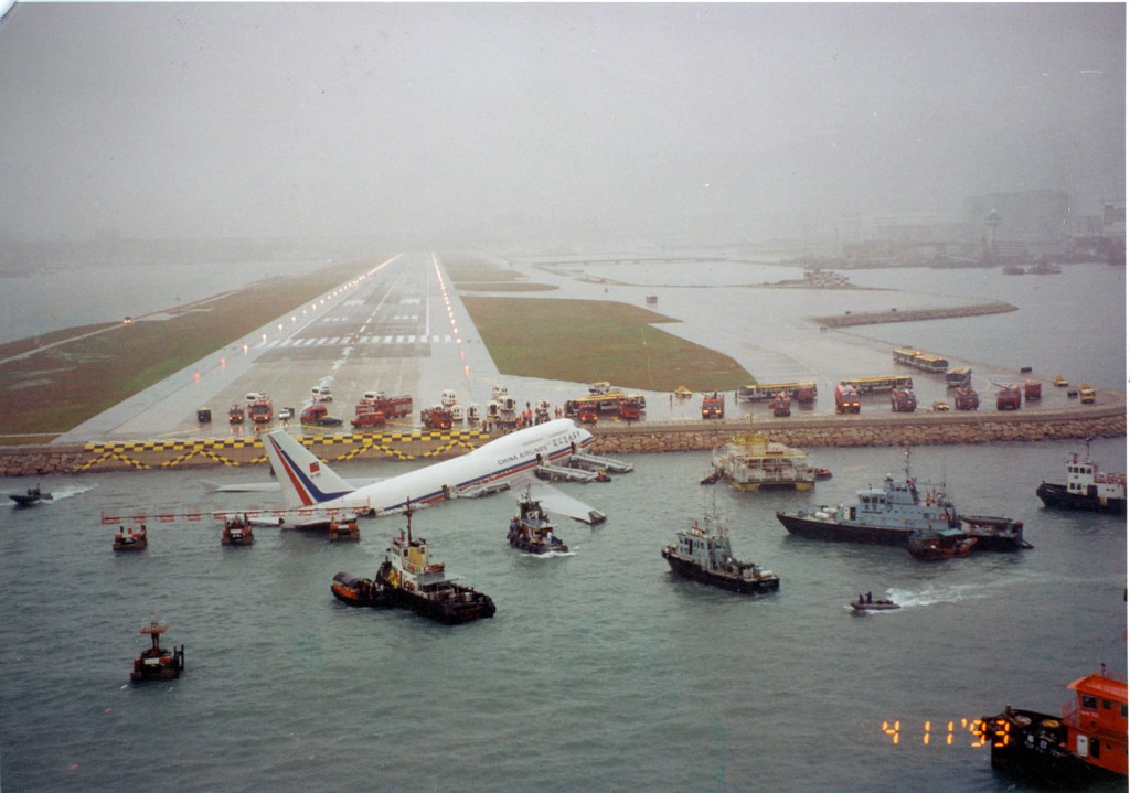 1993年華航客機意外。資料圖片