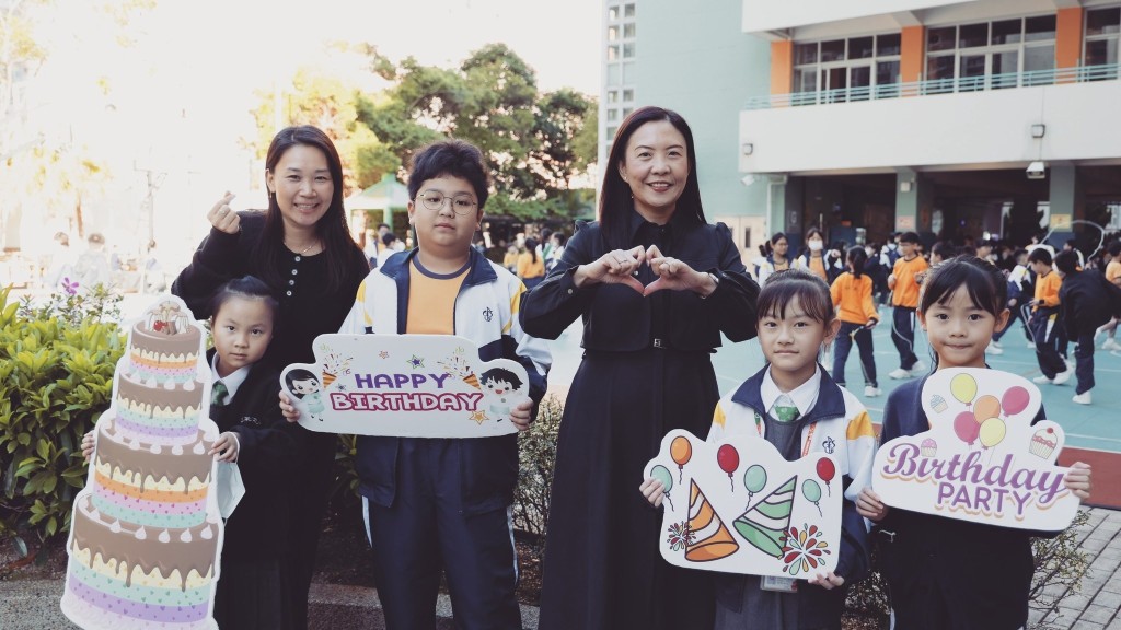 開生日會(圖片來源:受訪學校提供) 開生日會(圖片來源:受訪學校提供)