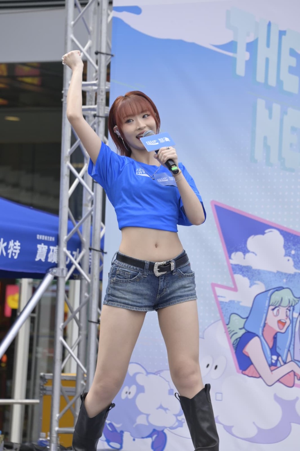 Elka(鄭芷淇)施展渾身解數。 Elka(鄭芷淇)施展渾身解數。