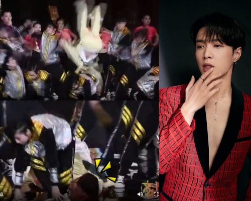 Lay後空翻受傷片段曝光。