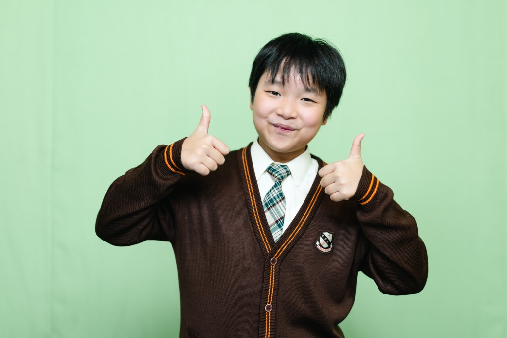 大角嘴天主教小學小六生林俊樂：聚焦擅長題目林俊樂（圖：李沃濤）