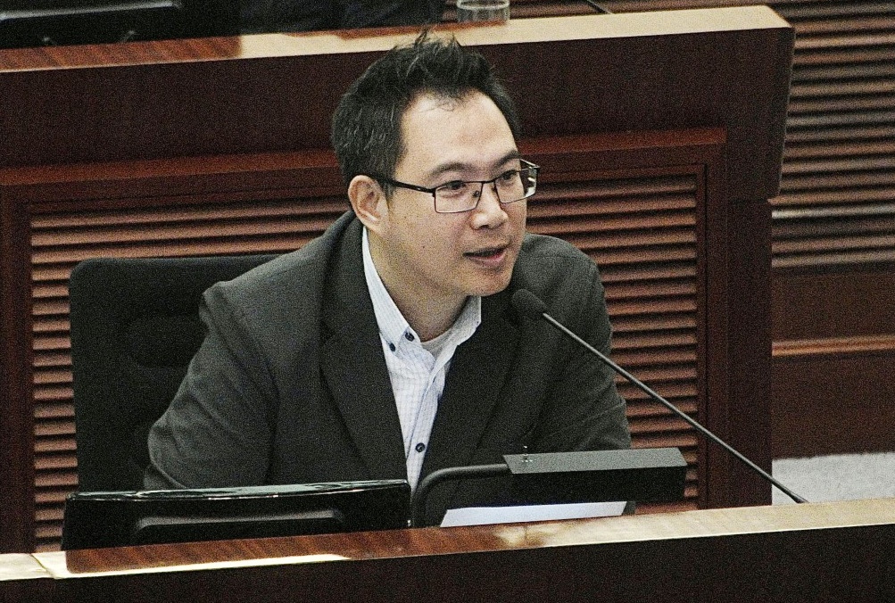 立法會議員楊永杰。 立法會議員楊永杰。