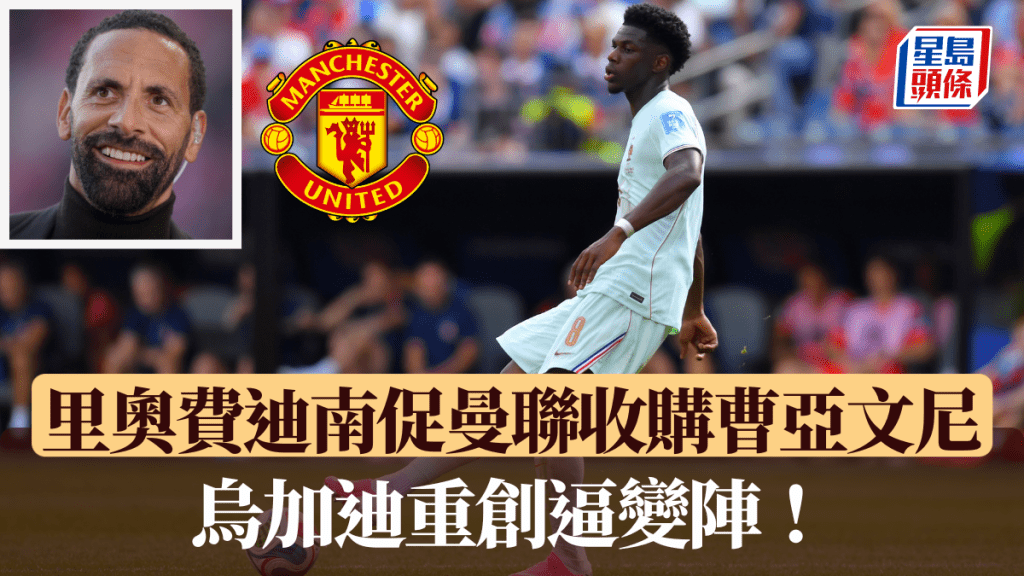 里奧費迪南促曼聯收購皇馬曹亞文尼。