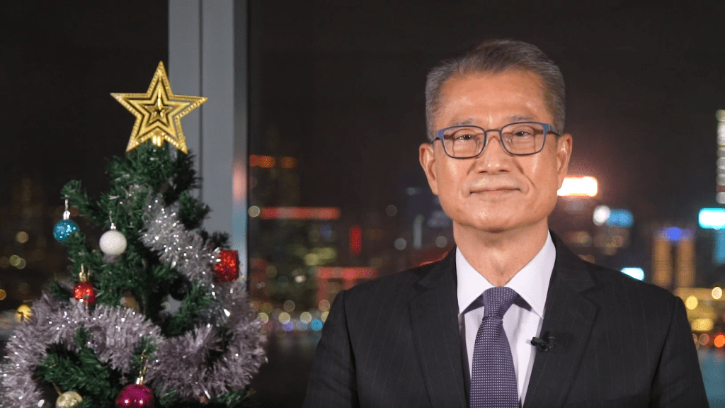 陳茂波指,香港前景亮麗,但仍須注意復蘇過程難免有起伏。網誌圖片