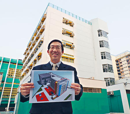 沙田蘇浙公學校長陳漢齡表示，由辦學團體自資擴建的新翼大樓，將可滿足小班及分組等教學需要。
