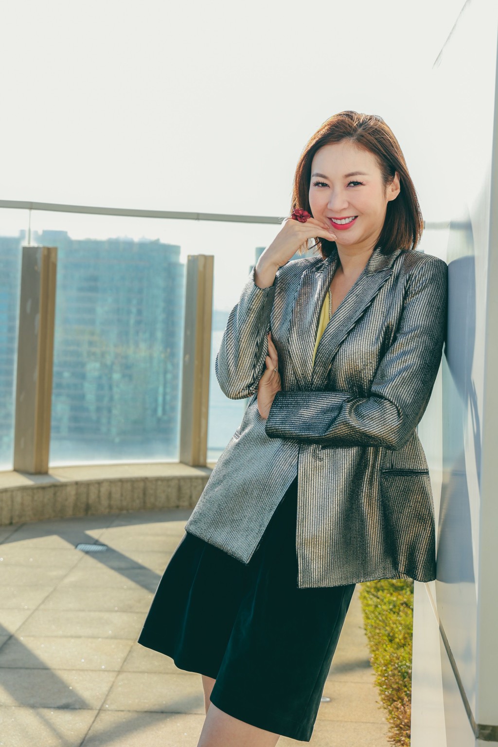 近年莊思敏工作,常香港、內地兩邊走,同丈夫見面時間少,她稱這是雙方的Me time。 近年莊思敏工作,常香港、內地兩邊走,同丈夫見面時間少,她稱這是雙方的Me time。