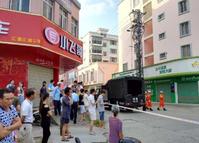 小區爆炸現場。