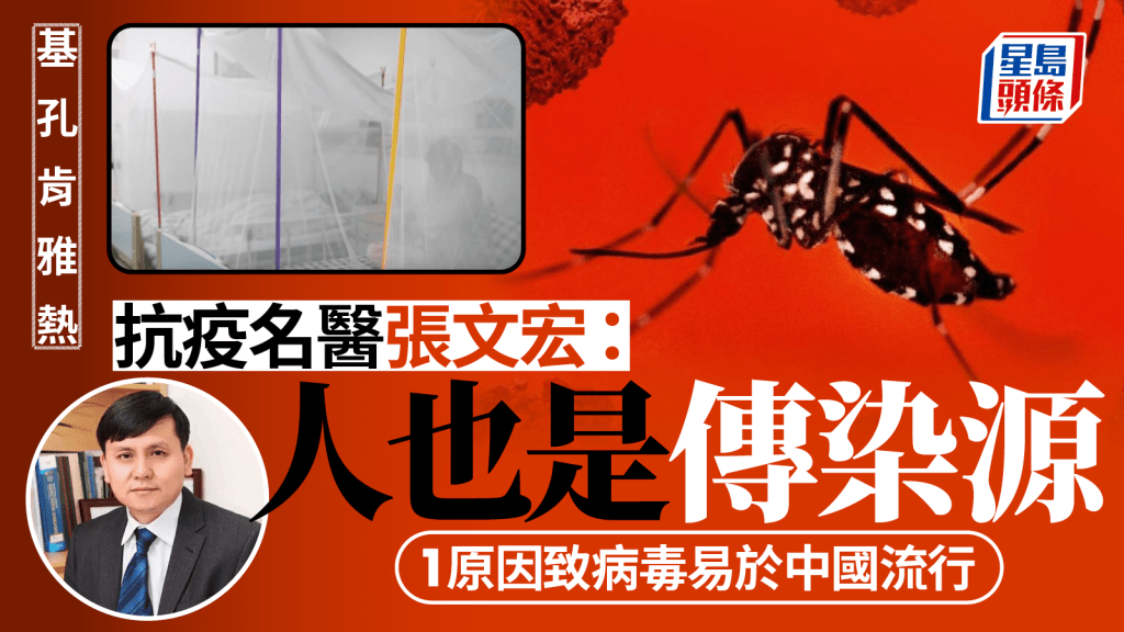 基孔肯雅熱|抗疫名醫張文宏:人也是傳染源