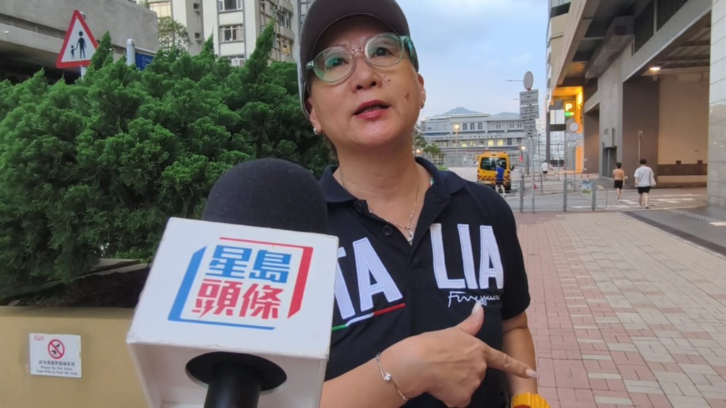 居民李太表示生活暫時未受影響。徐裕民攝 居民李太表示生活暫時未受影響。徐裕民攝
