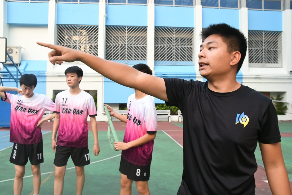 徐國健教練盼望球員多點出外交流，開闊眼界。 本報記者攝