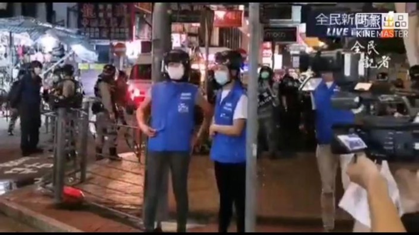 有自稱「全民新聞」的「全民記者」,涉嫌發表性騷擾評述。影片截圖