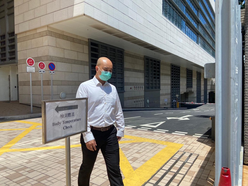 證人交警潘啟泰。陳楚琨攝
