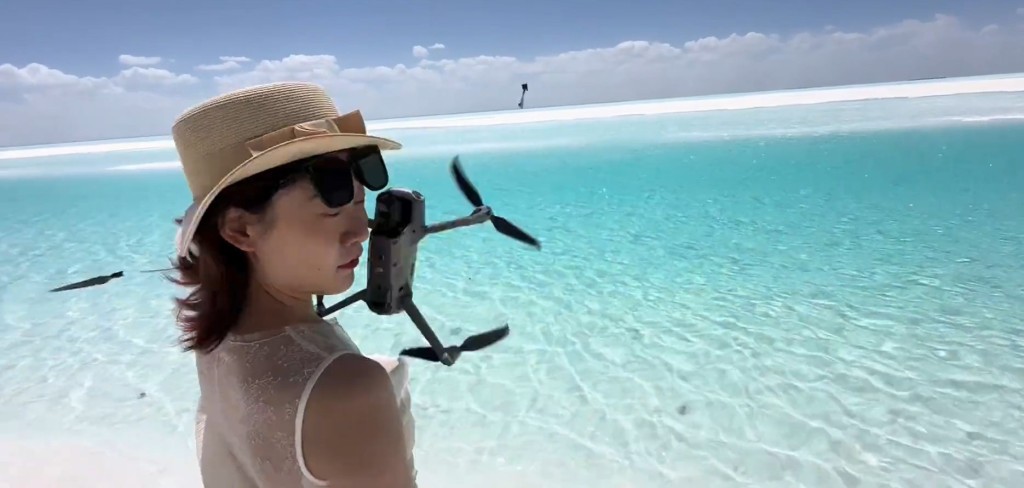 青海日前發生無人機直撞遊客意外。