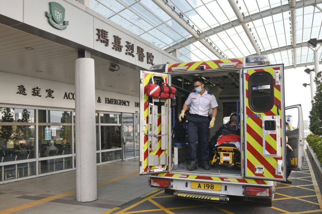 女病人在玛嘉烈医院留医，情况稳定。