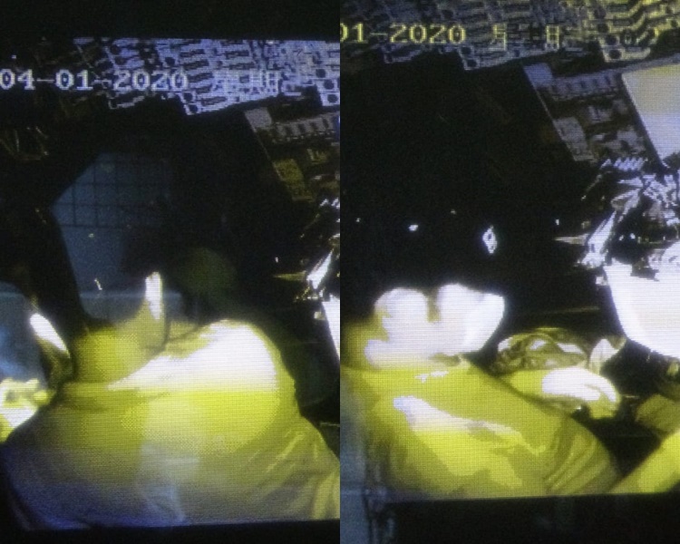 CCTV拍下賊人犯案過程。 楊偉亨攝