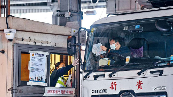再多11名跨境司機初陽。資料圖片