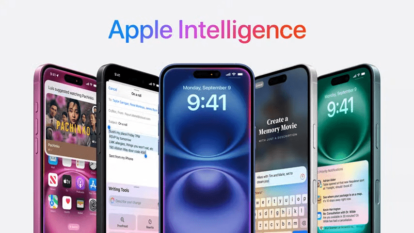 iPhone 16全系列支援Apple Intelligence 。