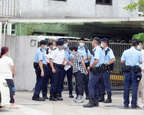 警方正在場調查事件。