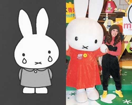 身為Miffy迷的容祖兒致哀。