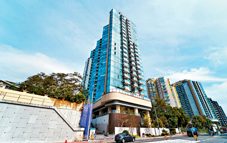 北映薈19樓B室頂層特色戶，成交價614.9萬，創項目新高紀錄，呎價16013元。