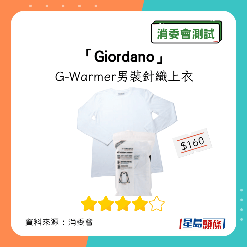 「Giordano」G-Warmer男装针织上衣