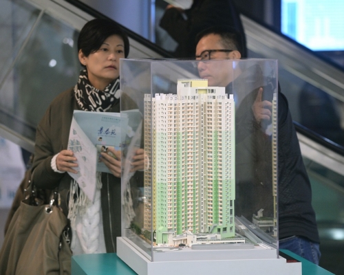 景泰苑售出857個單位,總共回收804個公屋單位。資料圖片