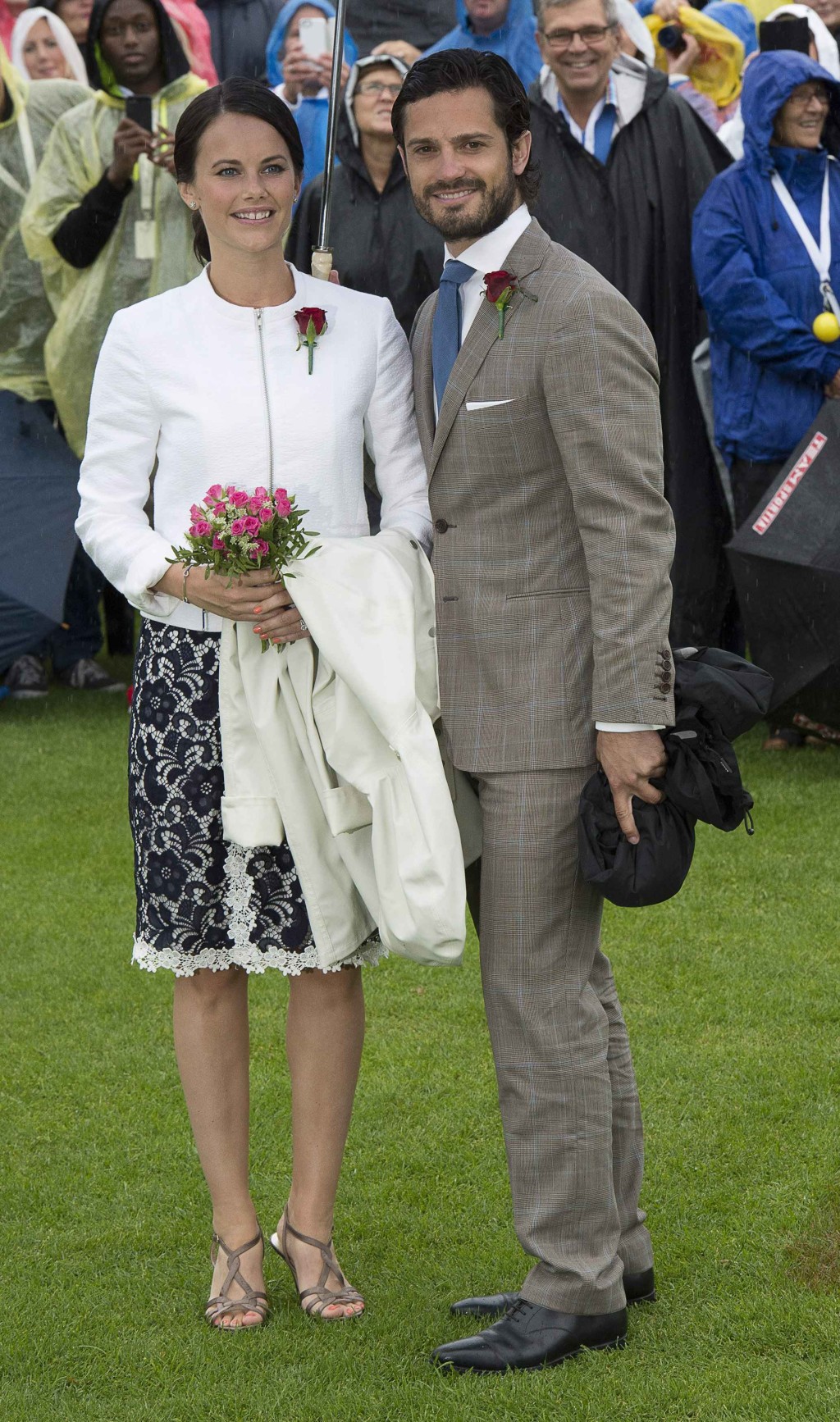 2014年，蘇菲亞王妃（Sofia Hellqvist）以卡爾菲利普王子未婚妻身分出席維多利亞王儲的生日慶祝活動。 路透社