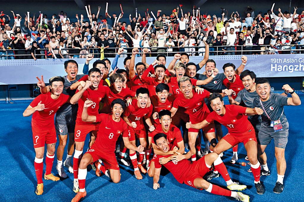 2023年亞運八強,港隊歷史性贏伊朗入四強。 2023年亞運八強,港隊歷史性贏伊朗入四強。