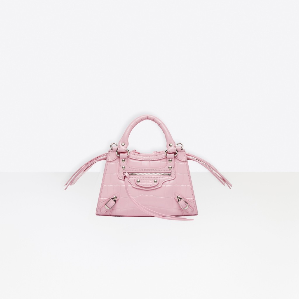 Balenciaga為經典Neo Classic手袋換上粉紅色調。