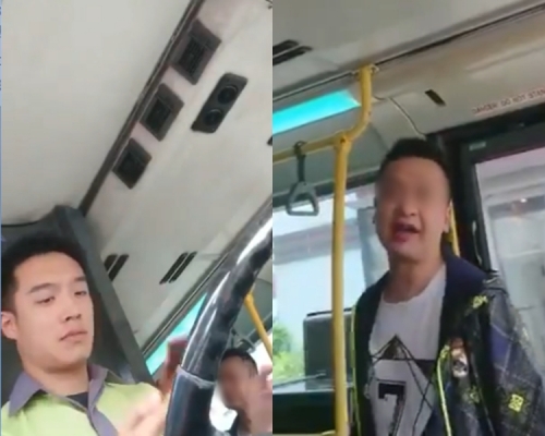 車長的臉部受傷。