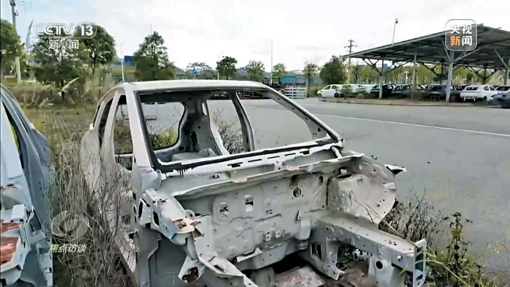 佔地600畝的宜春哪吒汽車廠房荒廢。