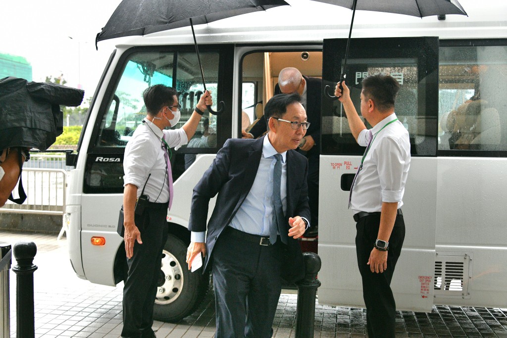 宏福苑大火獨立委員會委員陳健波。何健勇攝 宏福苑大火獨立委員會委員陳健波。何健勇攝