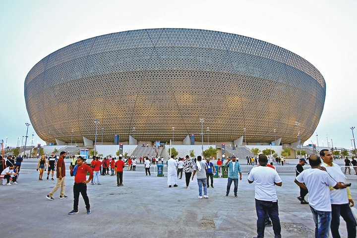 路萨尔体育馆（Lusail Stadium）是本届世界杯足球赛的决赛赛场。