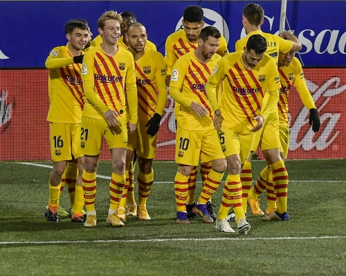 侯爾斯卡0:1巴塞隆拿。AP