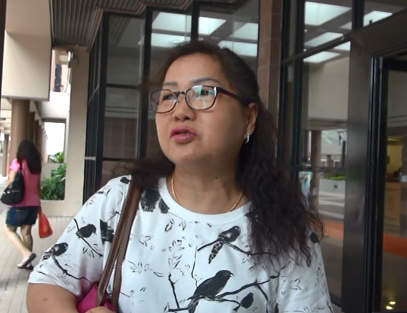街坊黃女士。