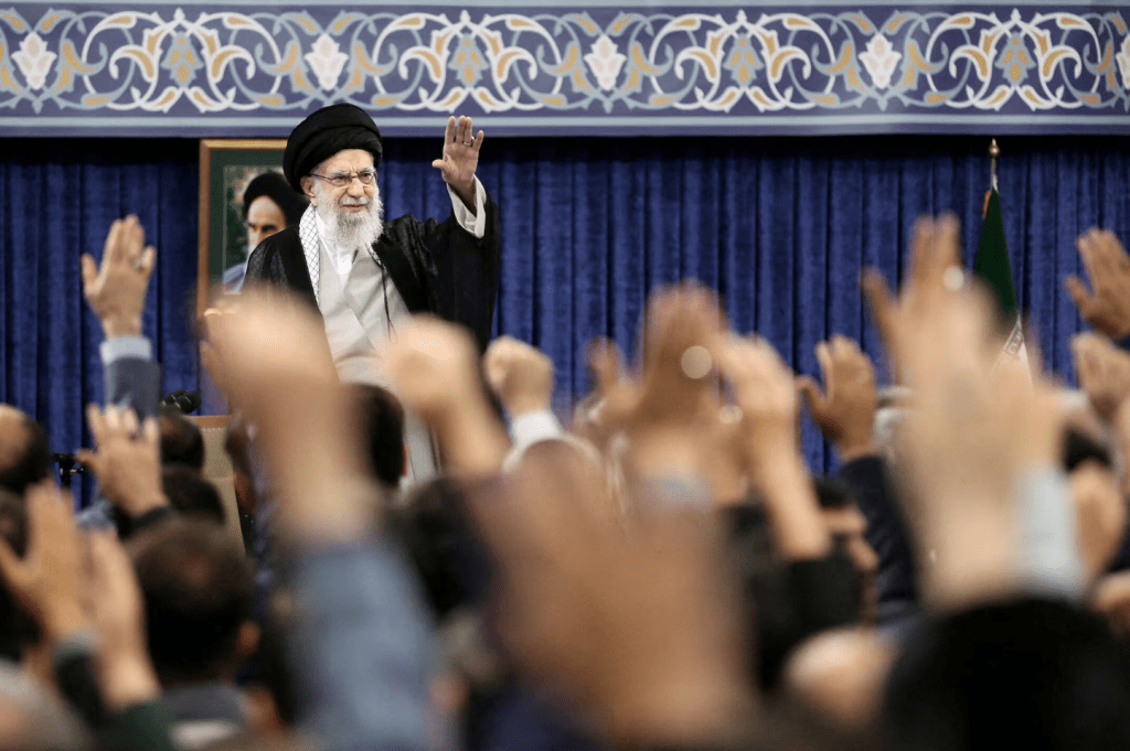 伊朗已故最高領袖哈梅內伊。路透社