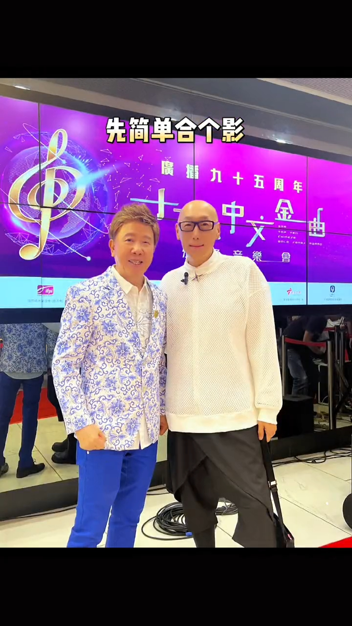 张学润5月初曾返港出席十大中文金曲颁奖礼。