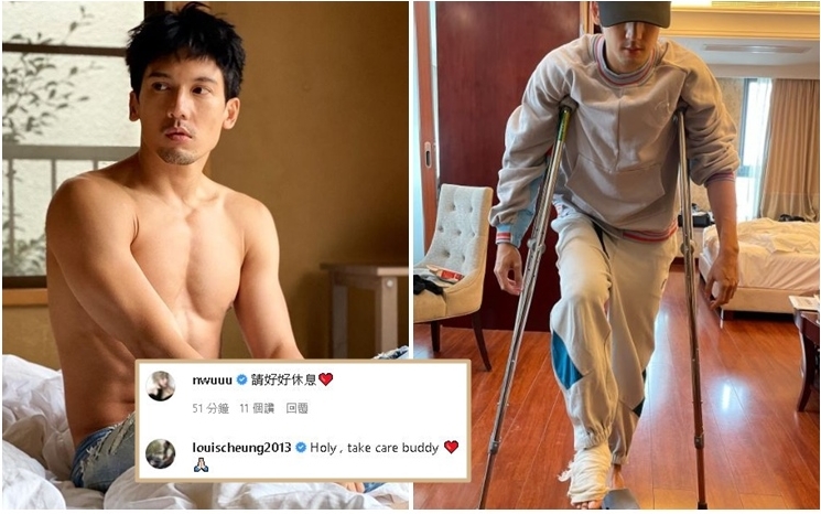 關智斌昨晚自爆受傷入院。