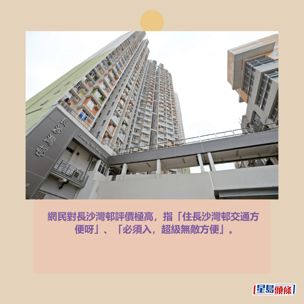 長沙灣邨。資料圖片