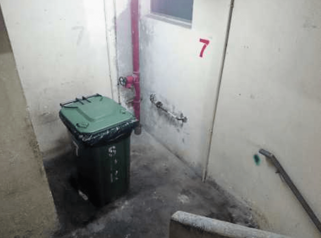 凱晴遺體被棄置於住所後樓梯的垃圾桶內。