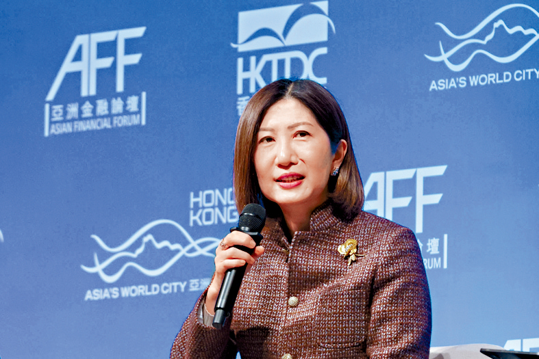 陳翊庭表示，香港不僅需要提供股票產品，還需要拓展其他領域。