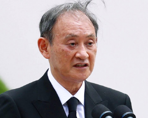 日本有民調顯示,首相菅義偉的支持率創新低,僅得28%。AP圖片