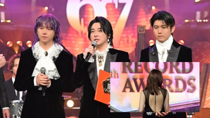 日本唱片大賞2025｜Mrs. GREEN APPLE實現三連霸  呢位主持前透視後露背搶晒鏡