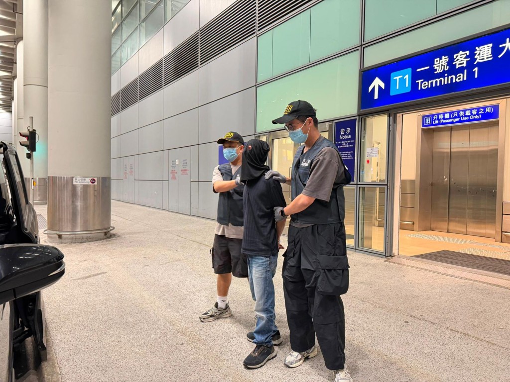 第二宗案件的被捕人士。