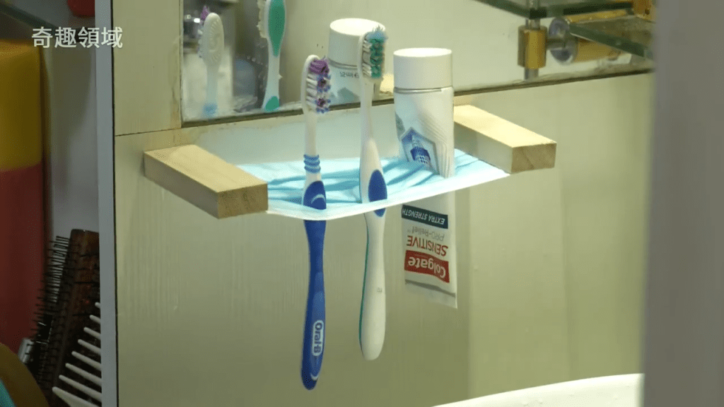牙刷牙膏收纳整齐